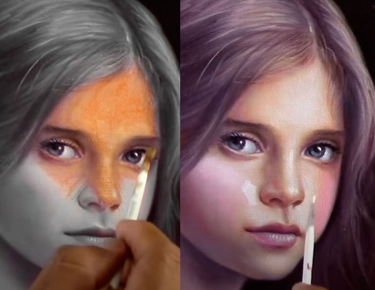 Clases de pintura de retratos al óleo